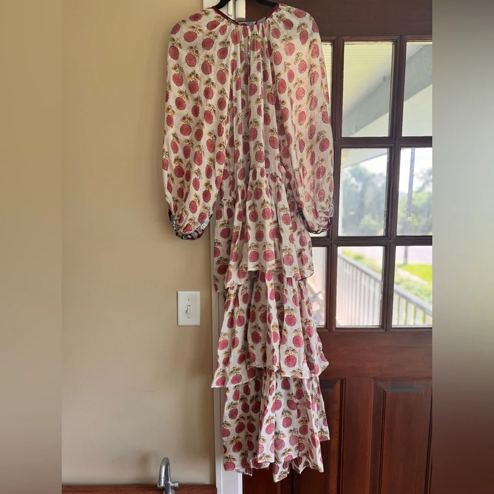 $850 Alix of Bohemia Pomegranate Dress - Picture 3 of 5